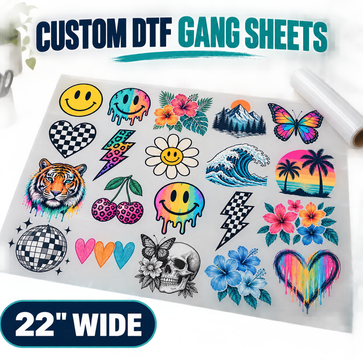 ARTeefy Custom DTF Gang Sheets — 22 inch wide product cover v3