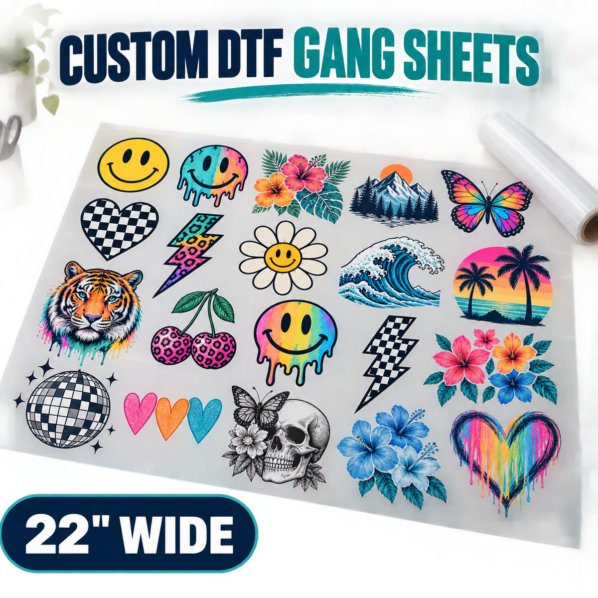 ARTeefy Custom DTF Gang Sheets — 22 inch wide product cover v2