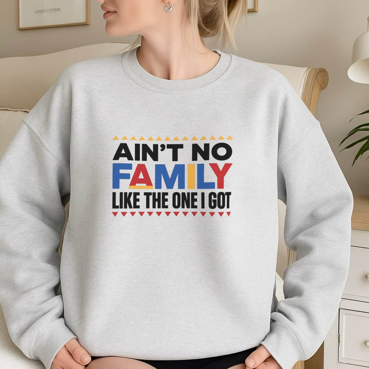 DTF Heat Transfer Iron On Sticker, Colorful Family Quote Graphic, for Family Reunion Apparel and Home Decor