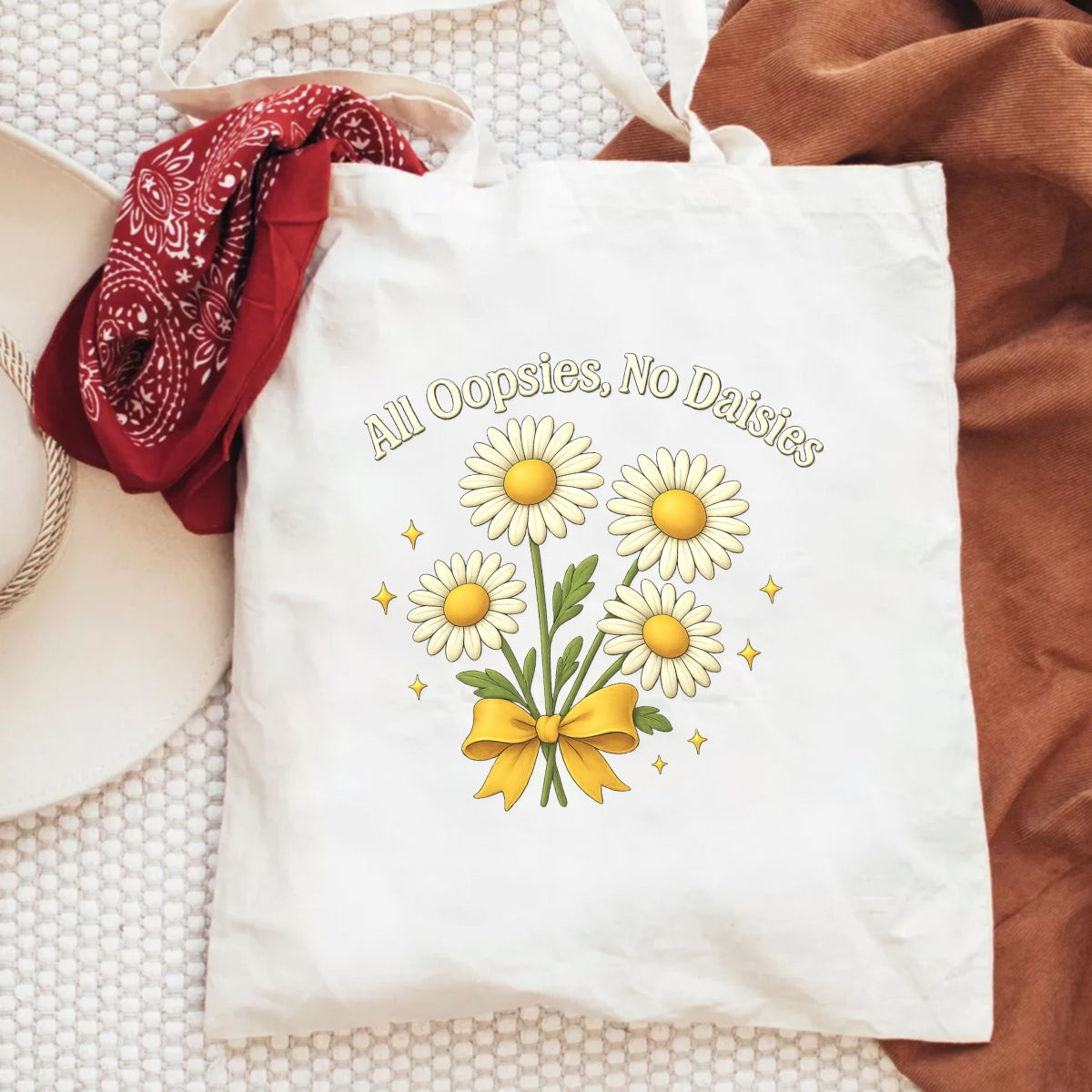 DTF Iron On Transfer for T-Shirts ， Retro Daisy Flower Graphic Heat Press Decal ，  Cute Aesthetic Floral Print ， DIY Heat Transfer for Shirts,  Tote Bags,  Hoodies