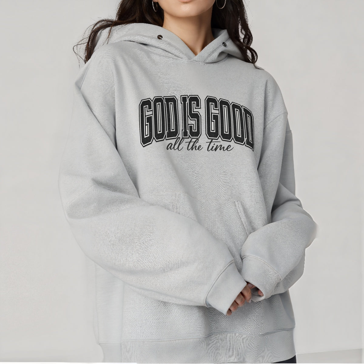 DTF Heat Transfer Iron On Sticker 'God Is Good' Christian Stickers, Religious Quotes Applications for Clothing, Jeans, Bags, Shoes, Hats, Jackets
