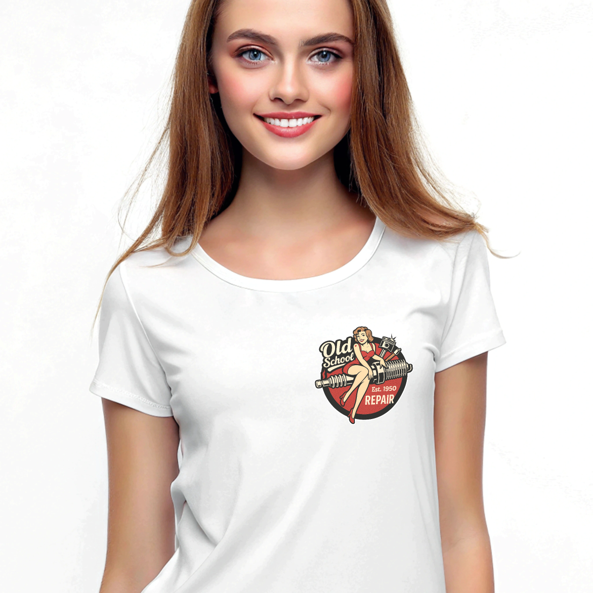 Old School Repair  DTF Transfers ， Edgy Applique Patches for Streetwear and Home Textiles , Bold Graphic Art Style ,  High-Definition Color Retention ,  Reusable DIY Decor Solution
